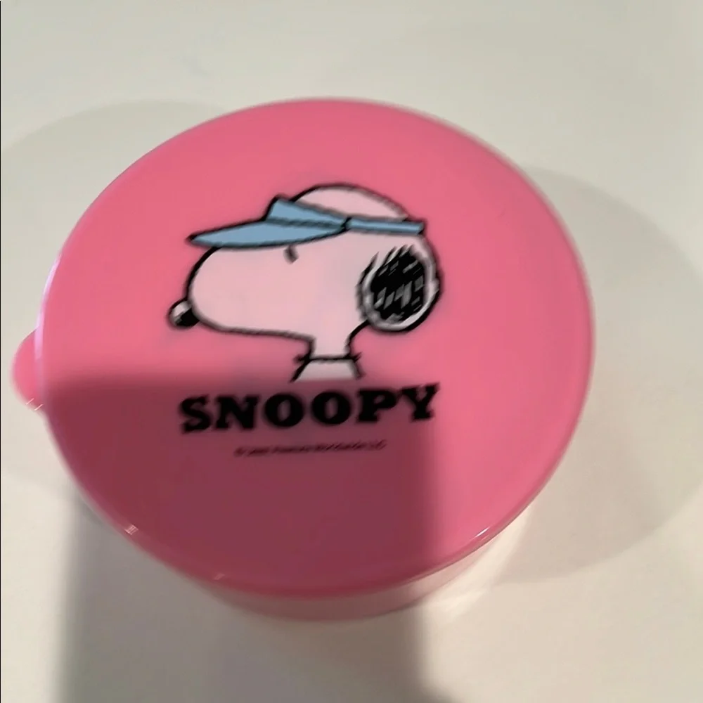 Pink Stackable Storage Containers with Snoopy Design - Picture 5 of 5